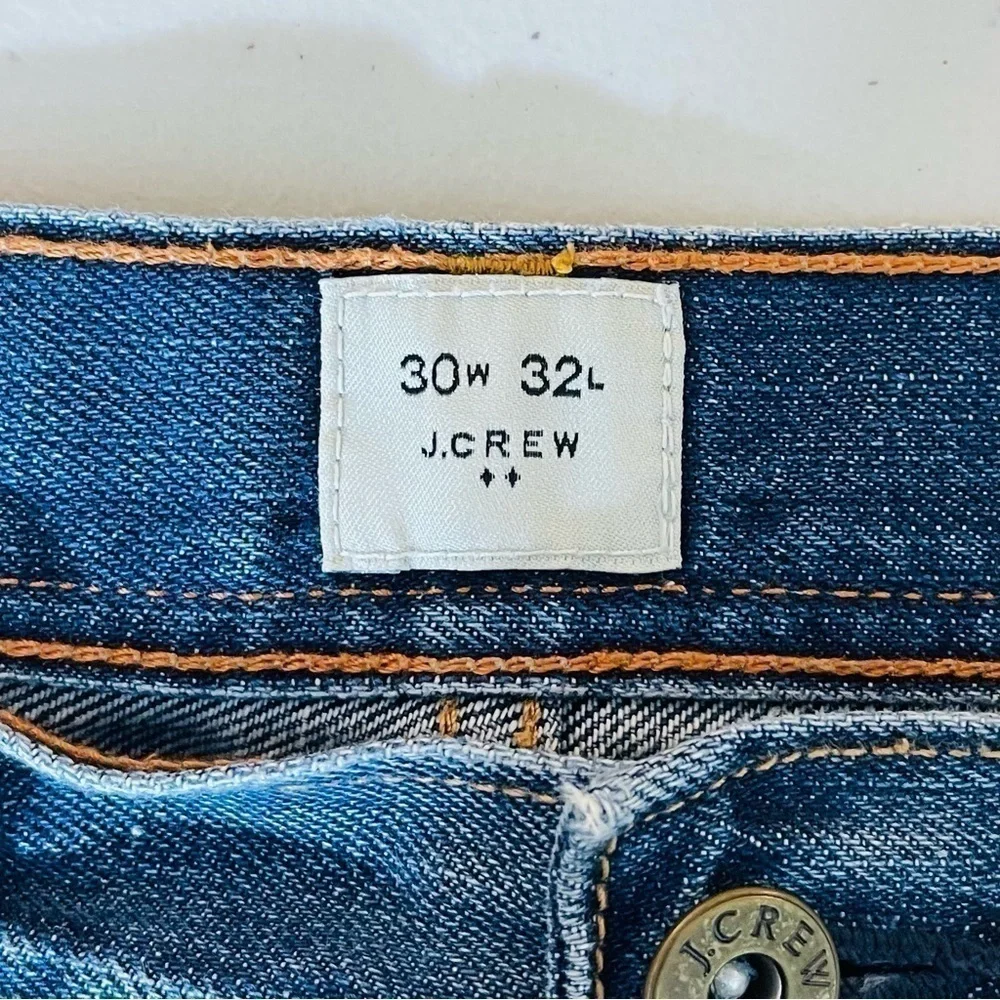 J. Crew Hi-Rise Jeans Men Size 30 Color Blue Pockets